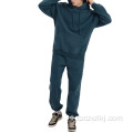 Autumn Fleece Solid Color Sports Men's Hoodie Suit